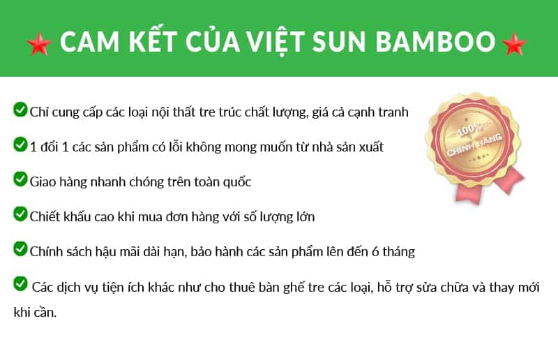cam ket chat luong san pham bamboo