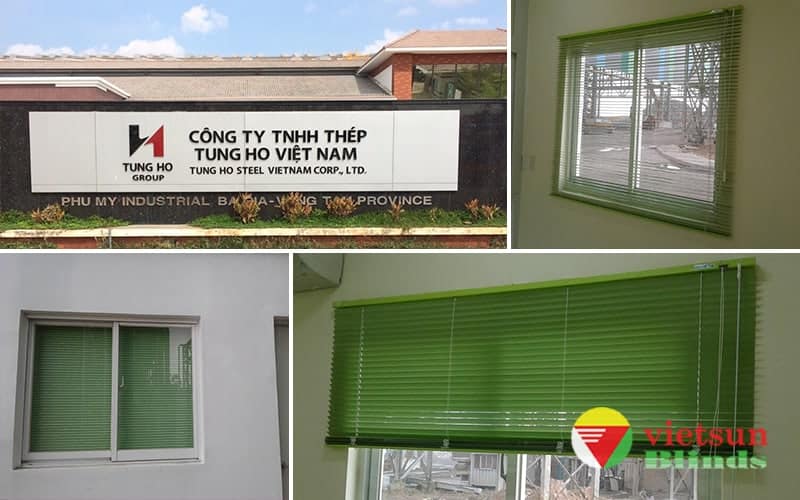 Rèm Sáo Nhôm 11 cong trinh rem nhom tai cong ty thep tung ho ba ria vung tau