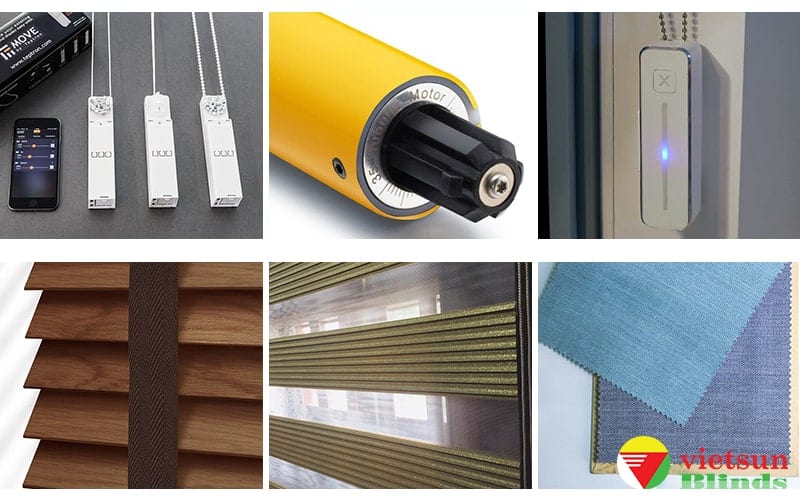 Rèm Tự Động 2 hinh anh chi tiet cac bo phan rem tu dong vsb