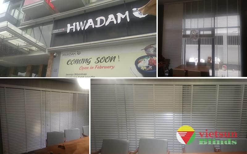 Rèm sáo gỗ 16 rem sao go nha hang hwadam