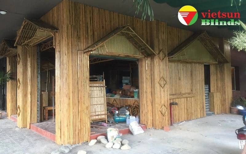 Việt Sun Bamboo chuyên nhận ốp tre trúc nội thất, ngoại thất