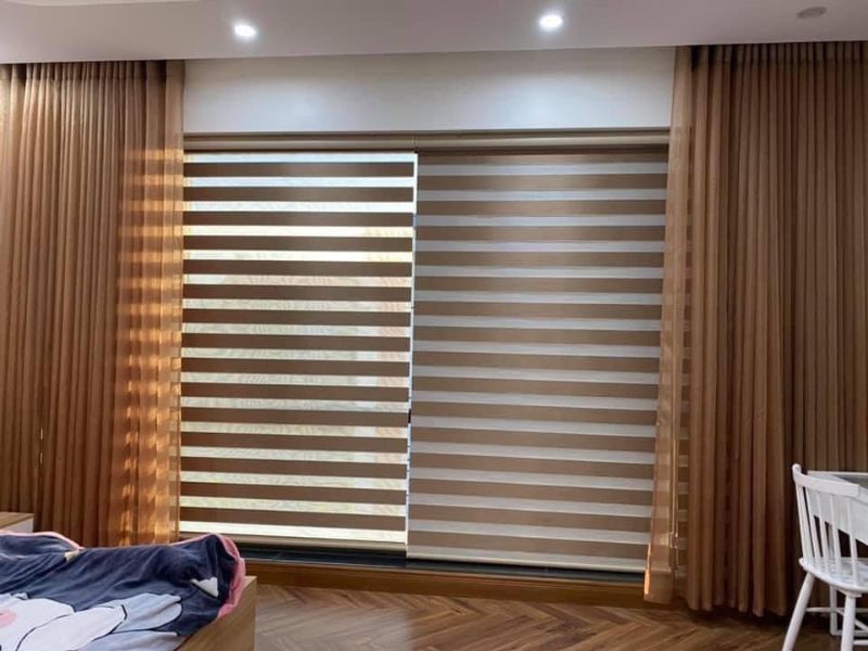 Top 5+ Giải Pháp Cách Âm Cách Nhiệt Toàn Diện Cho Nhà Phố 5 Rèm Vải Dày, Rèm Cầu Vồng Chống Nắng
